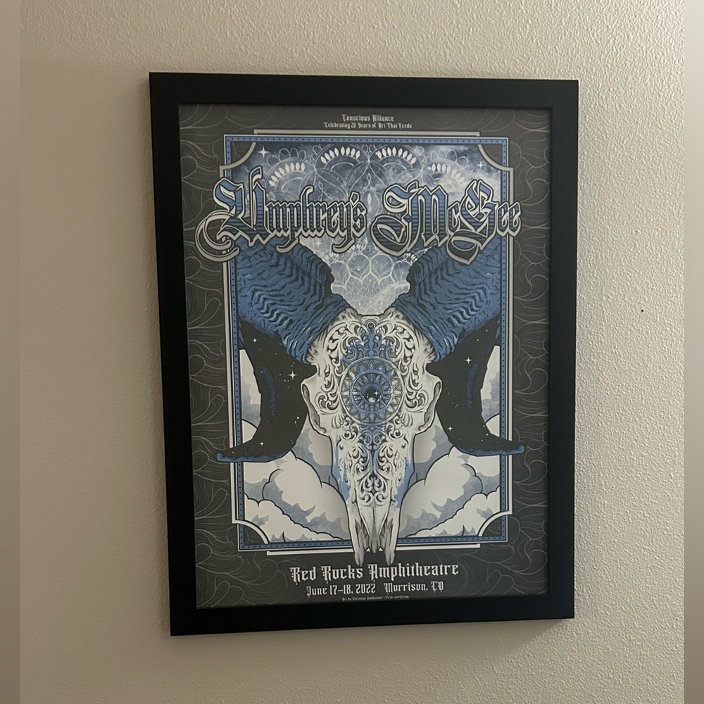 Umphreys McGee at Red Rocks 2022 Poster and Frame